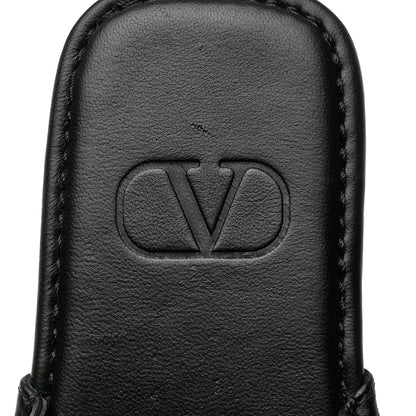 Valentino Garavani Nappa Roman Stud Flat Slippers 37.5 Black 6 of 10