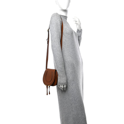 Chloe Grained Calfskin Small Marcie Saddle Bag Tan 2 of 10