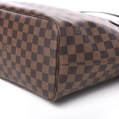 Louis Vuitton Damier Ebene Neo Neverfull MM Rose Ballerine 8 of 9