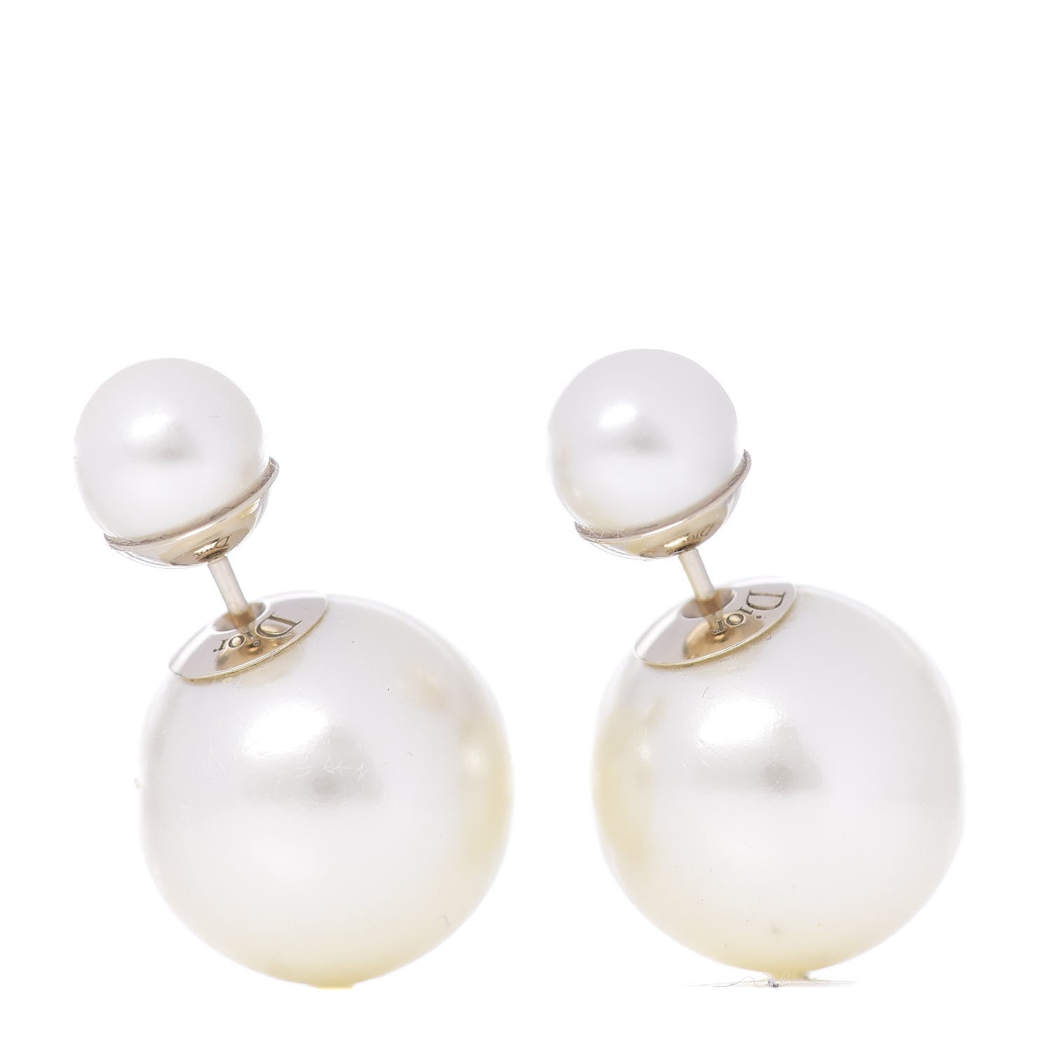 Christian Dior Pearl Mise En Dior Tribal Earrings 1 of 3