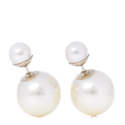 Christian Dior Pearl Mise En Dior Tribal Earrings 1 of 3