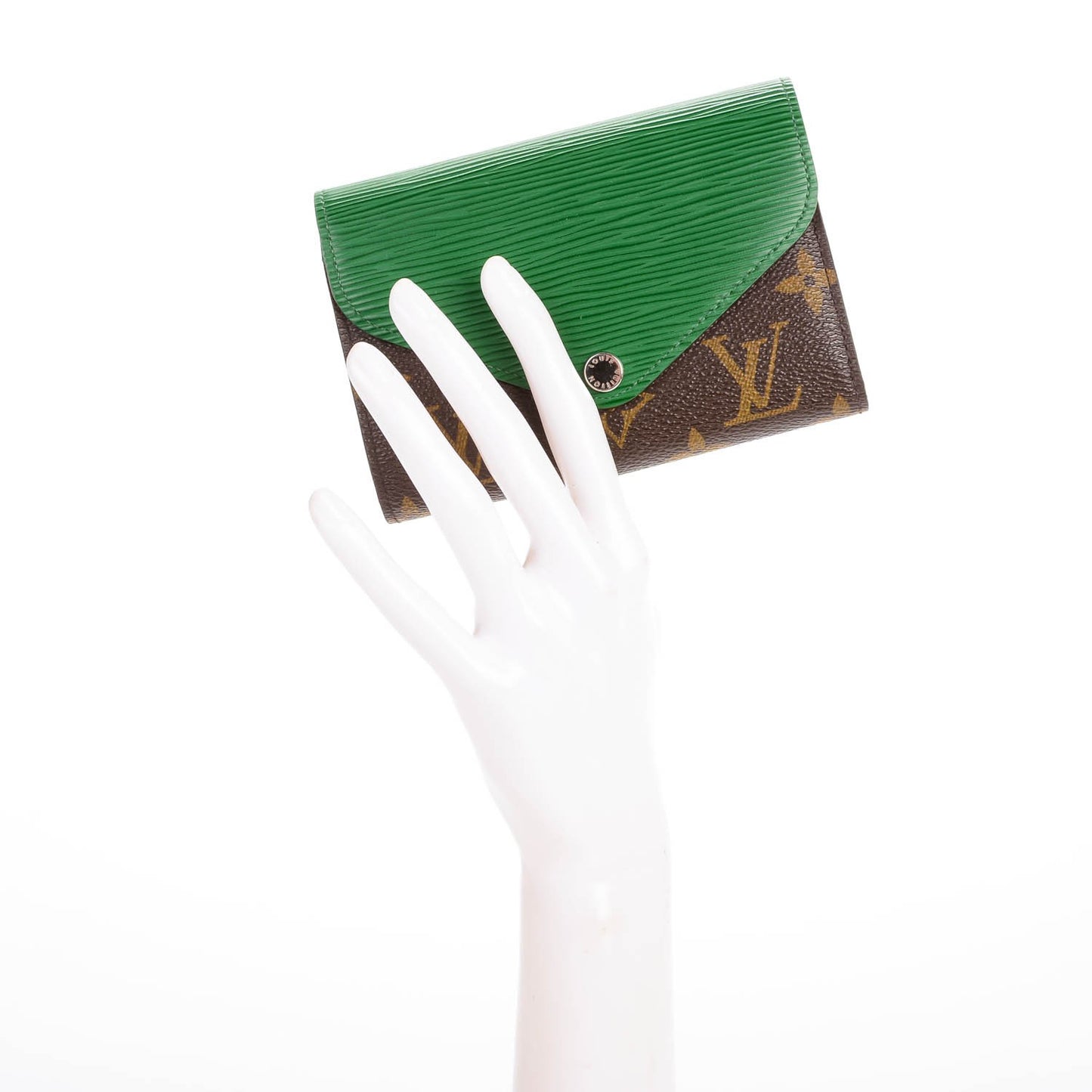Epi Monogram Marie-Lou Compact Wallet Menthe