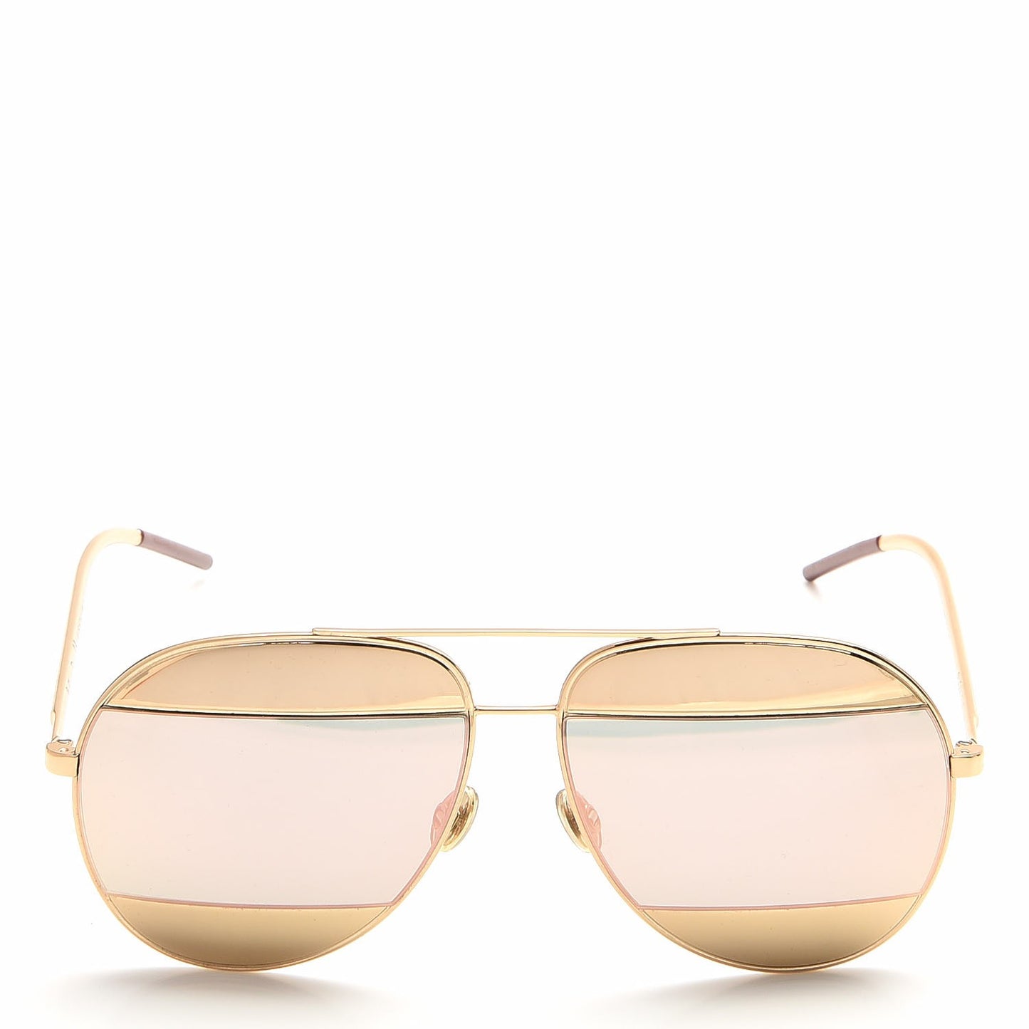Split 1 Aviator Sunglasses Gold