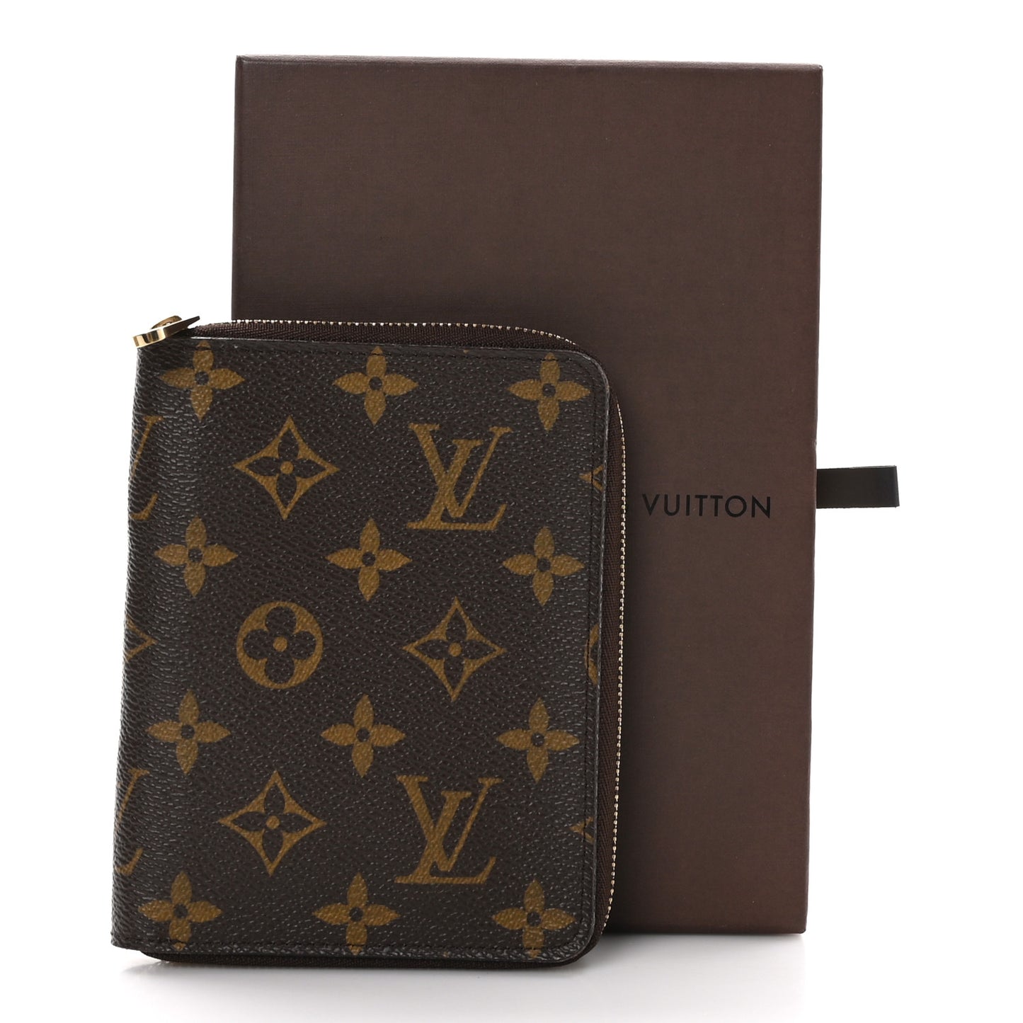 Monogram Zipped Passport Holder Wallet