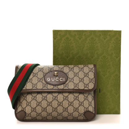 Gucci GG Supreme Monogram Neo Vintage Web Belt Bag Brown 11 of 11