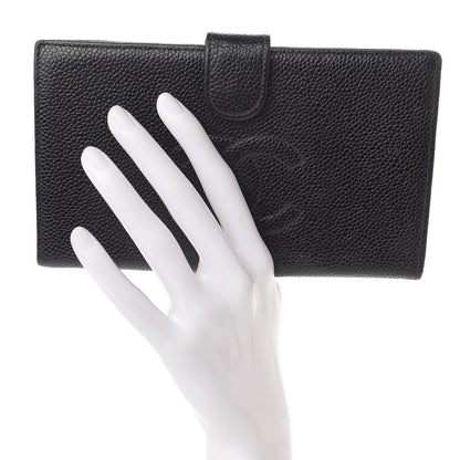 Chanel Caviar Timeless CC French Wallet Black 2 of 7