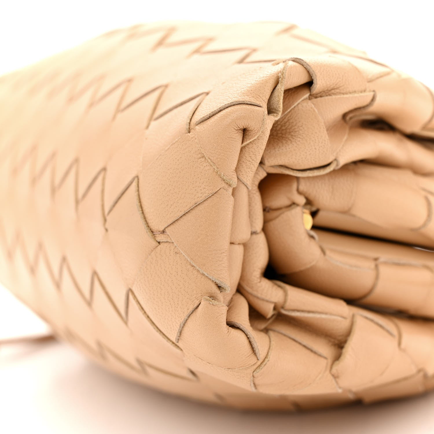 Bottega Veneta Nappa Intrecciato The Mini Pouch Almond 10 of 13