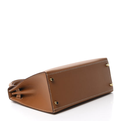 Hermes Epsom Kelly Sellier 28 Gold 5 of 12