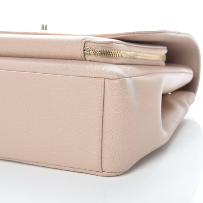 Chanel Caviar Quilted Large Business Affinity Flap Beige 6 of 9