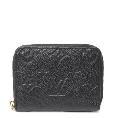 Louis Vuitton Empreinte Zippy Coin Purse Black 1 of 6