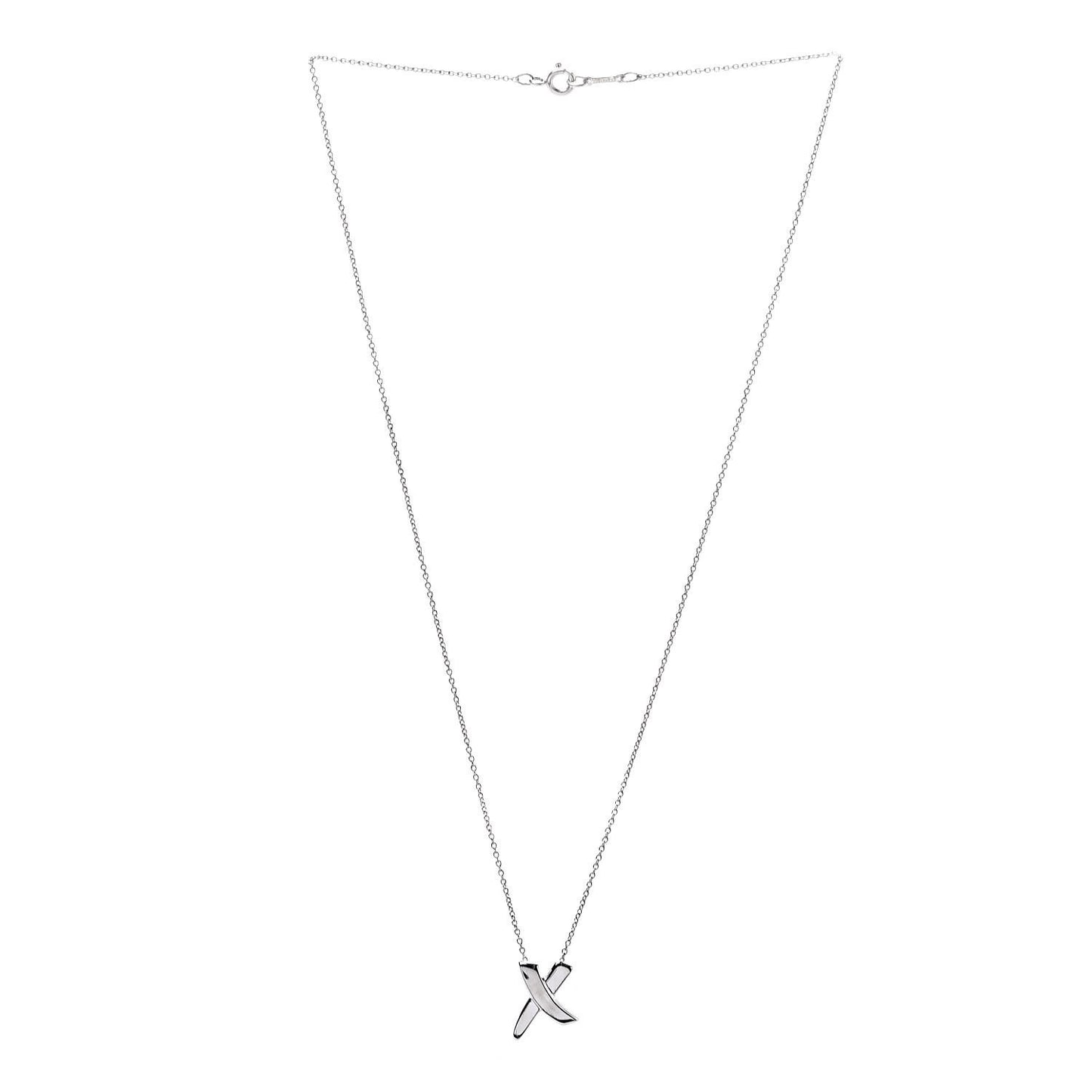 Sterling Silver Paloma Picasso Graffiti X Pendant Necklace