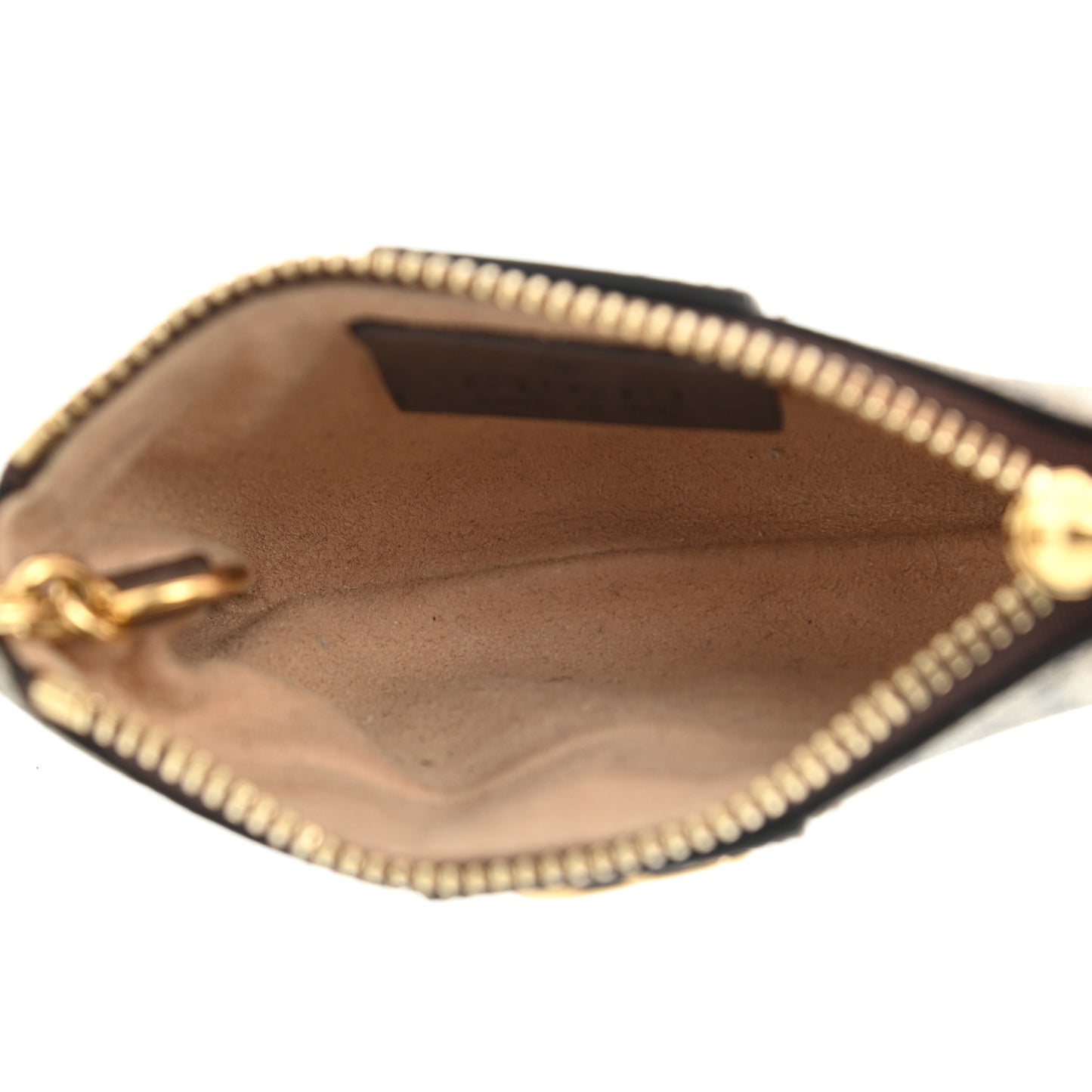 GG Supreme Monogram Web Ophidia Key Case Beige New Acero