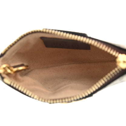 Gucci GG Supreme Monogram Web Ophidia Key Case Beige New Acero 5 of 9