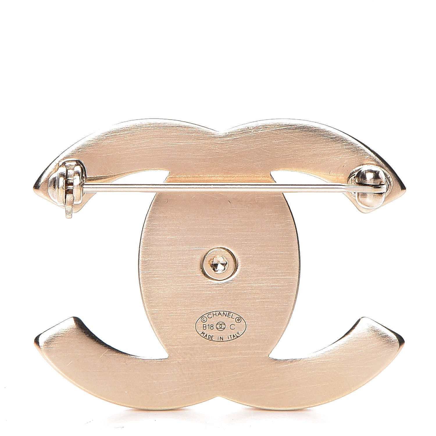 Chanel CC Turnlock Brooch Gold 3 of 5