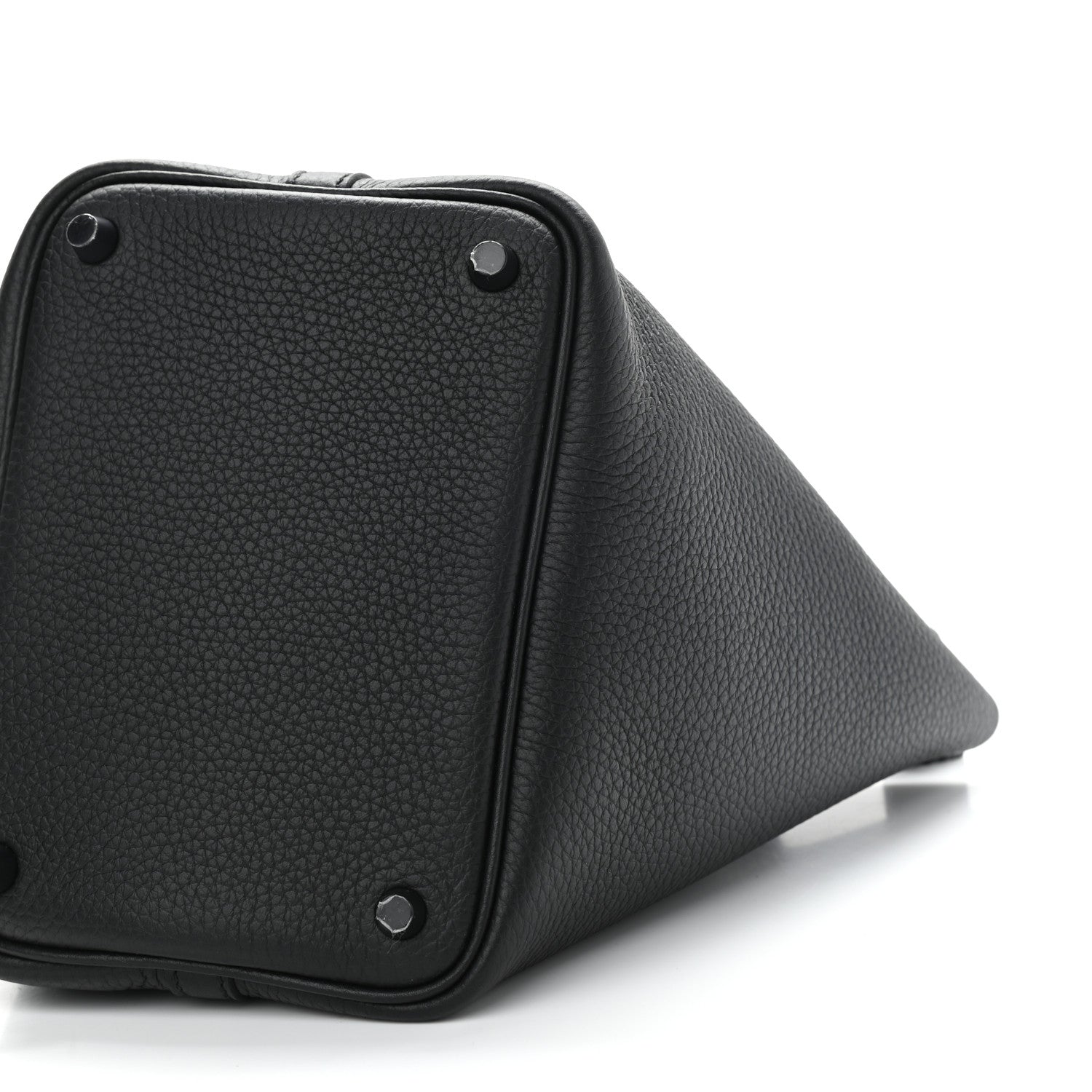 Hermes Taurillon Clemence Monochrome Picotin Lock 18 PM Black 10 of 11