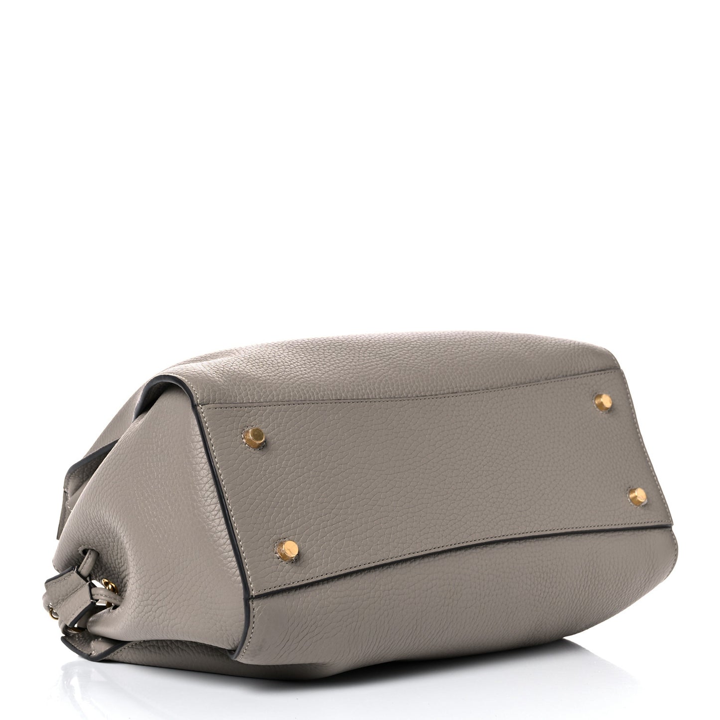 Heavy Grain Iris Tote Grey Dark Clay