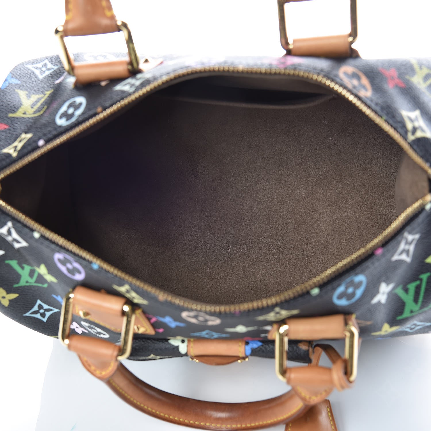 Louis Vuitton Monogram Multicolor Speedy 30 Black 5 of 20