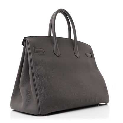 Hermes Togo Birkin 35 Etain 3 of 16
