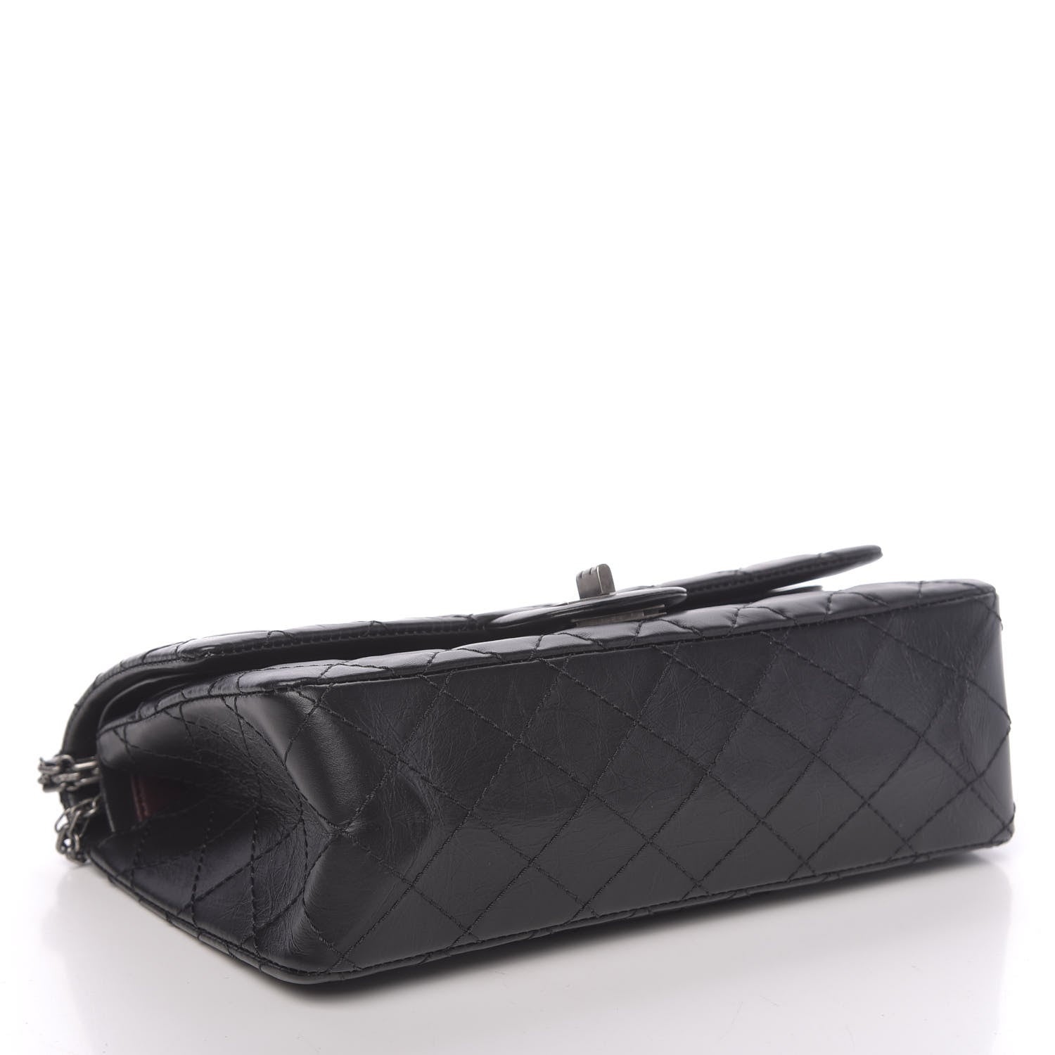 Chanel Aged Calfskin Quilted 2.55 Reissue 225 Flap Black 4 of 10