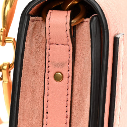 Chloe Calfskin Suede Small Nile Bracelet Bag Ideal Blush 10 of 13