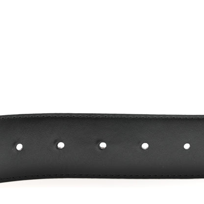 Louis Vuitton Calfskin Monogram 40mm LV Initiales Reversible Belt 90 36 Black 4 of 5