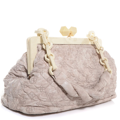 Louis Vuitton Lambskin Olympe Nimbus Cirrus Ecru 3 of 7