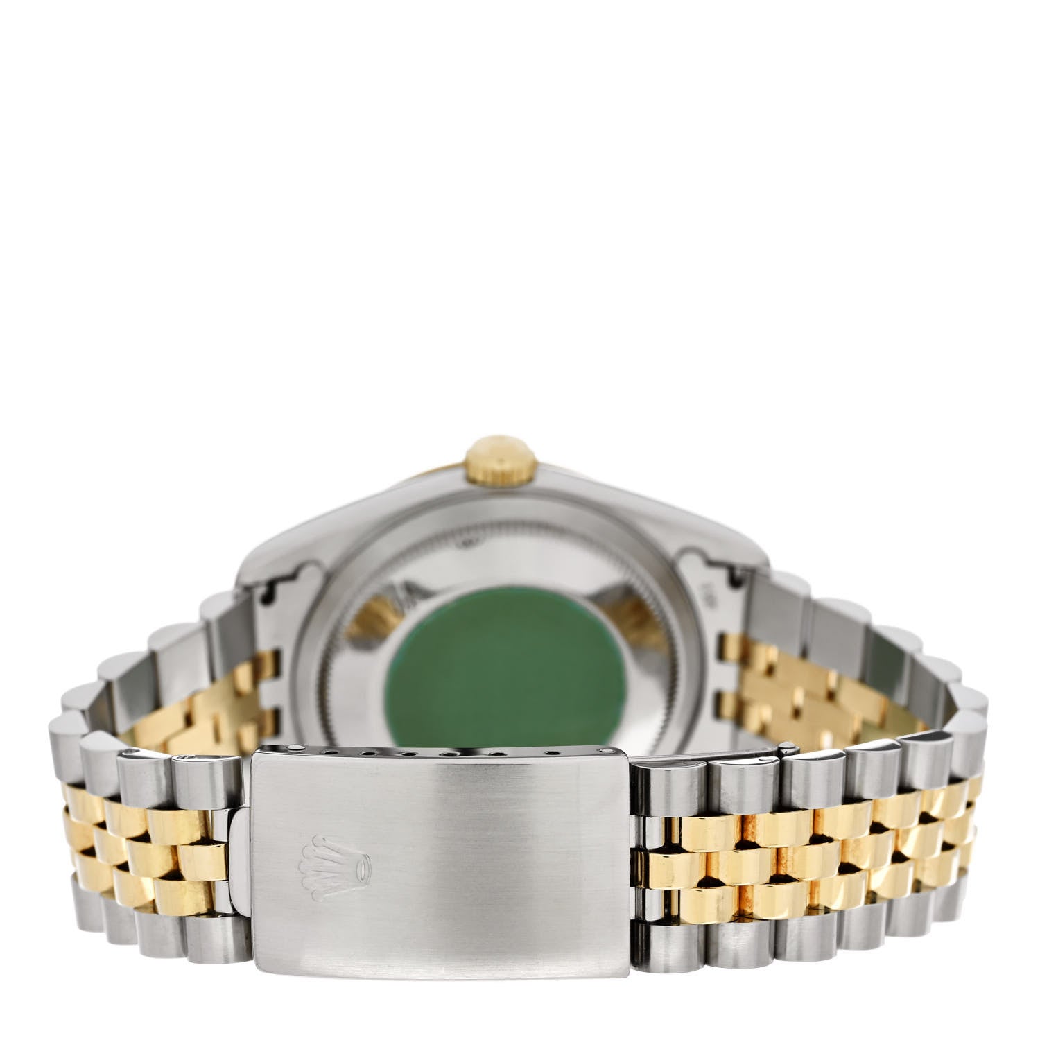 Rolex Stainless Steel 18K Yellow Gold 36mm Oyster Perpetual Datejust Watch White Roman 16233 3 of 4