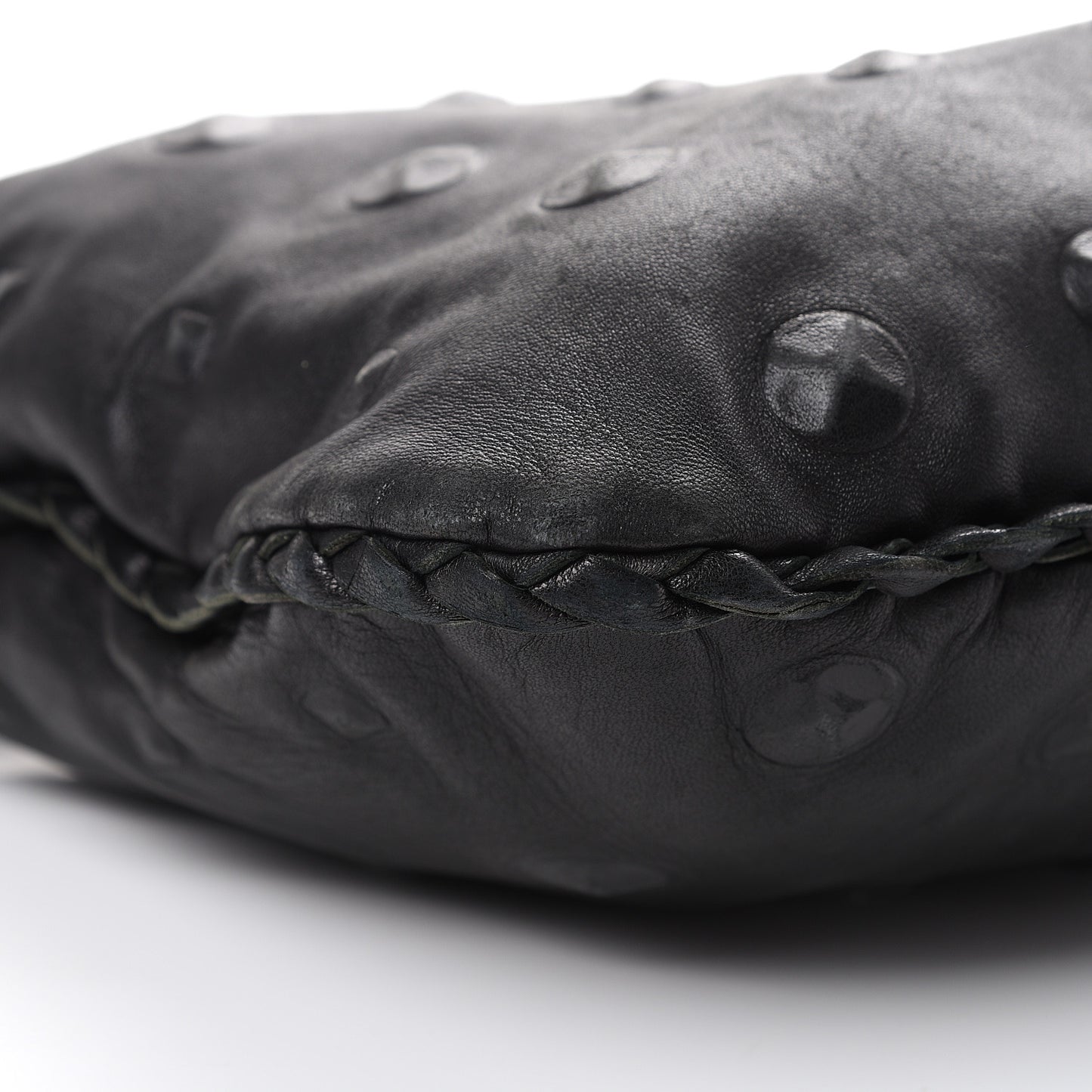 Nappa Studded Medium Veneta Hobo Black