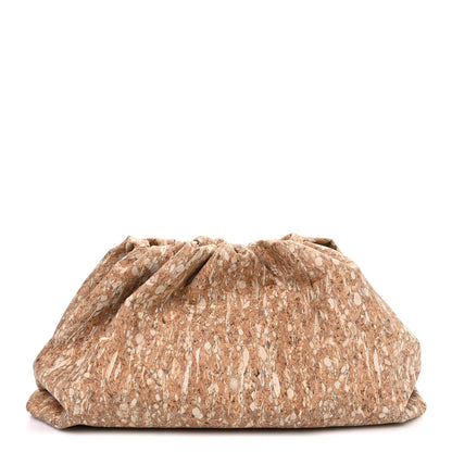 Bottega Veneta Cork The Pouch Oversized Clutch Natural 1 of 11