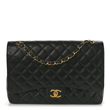 Chanel Caviar Quilted Maxi Double Flap Black 1 of 11
