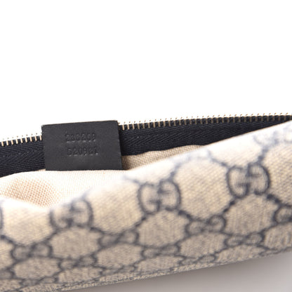 Gucci GG Supreme Monogram Belt Bag Navy 9 of 10