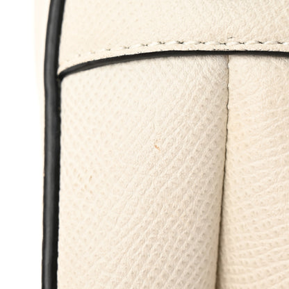 Christian Dior Grained Calfskin Saddle Bag White 11 of 14