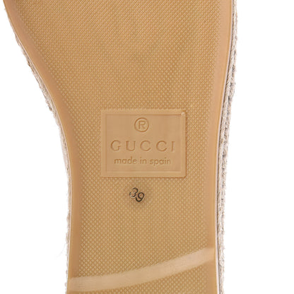 Gucci Canvas Logo Espadrilles 39 Greggio White 8 of 11