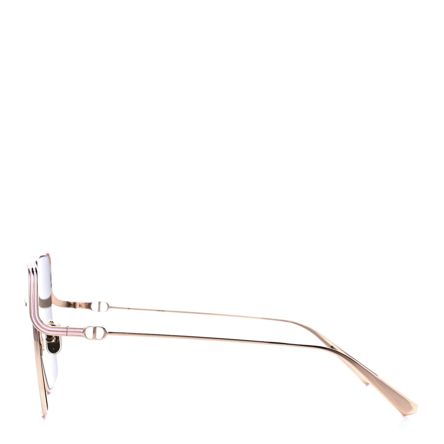 Metal EverDior Square Sunglasses Rose Gold