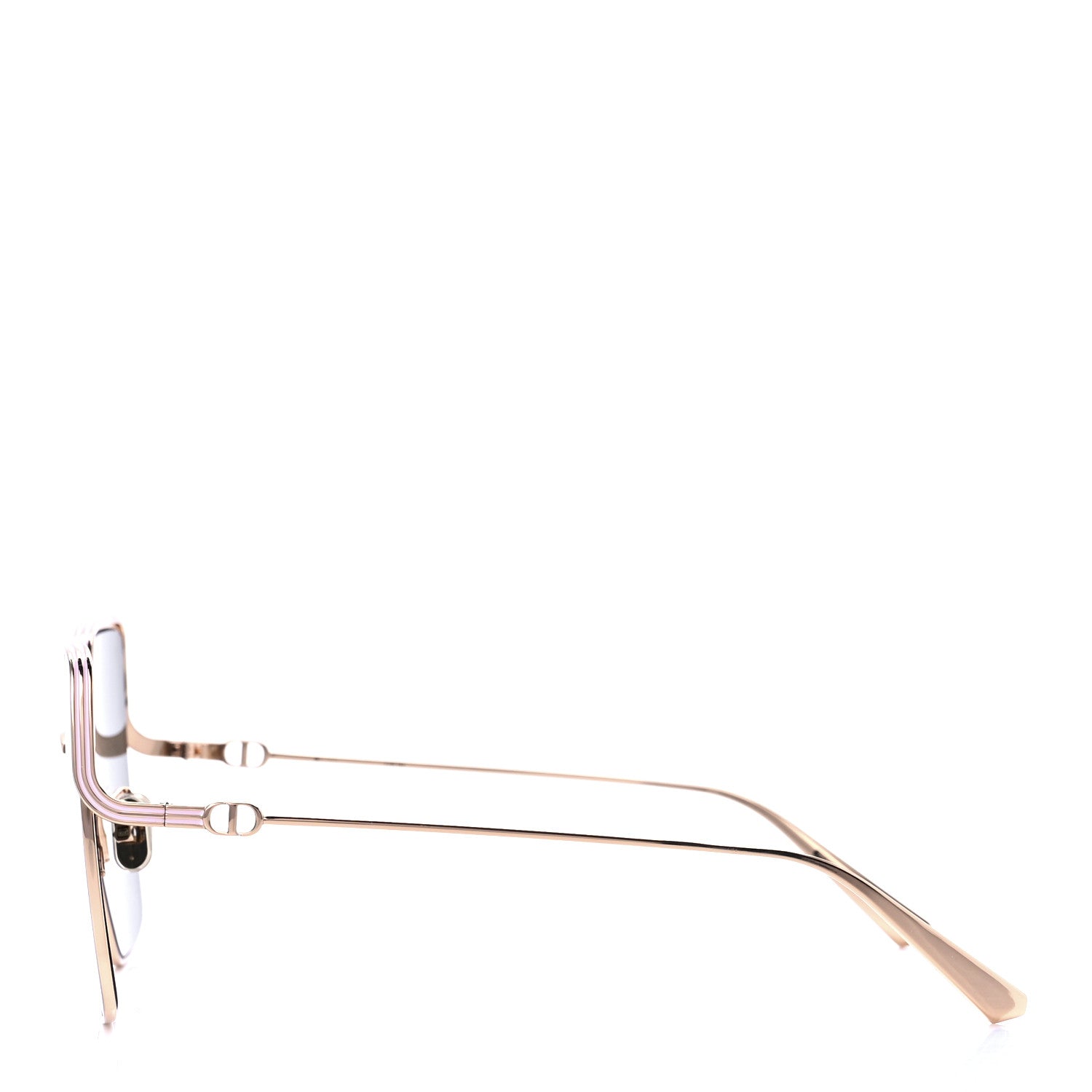 Christian Dior Metal EverDior Square Sunglasses Rose Gold 3 of 9