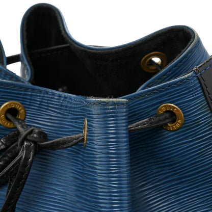 Louis Vuitton Epi Petit Bi-Color Noe Bleu Toledo Black 18 of 19