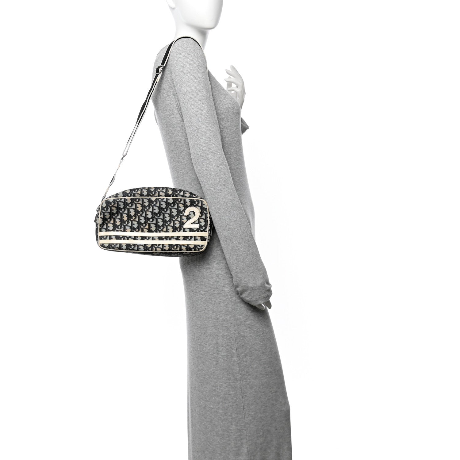 Christian Dior Monogram Girly Messenger Bag Black 3 of 13