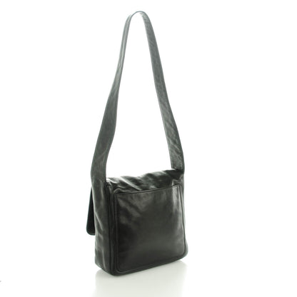 Chanel Lambskin CC Shoulder Flap Bag Black 3 of 7