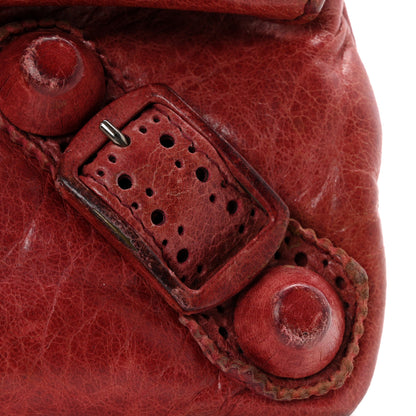 Balenciaga Agneau Giant Brogues Hardware Envelope Clutch Pourpre 8 of 8