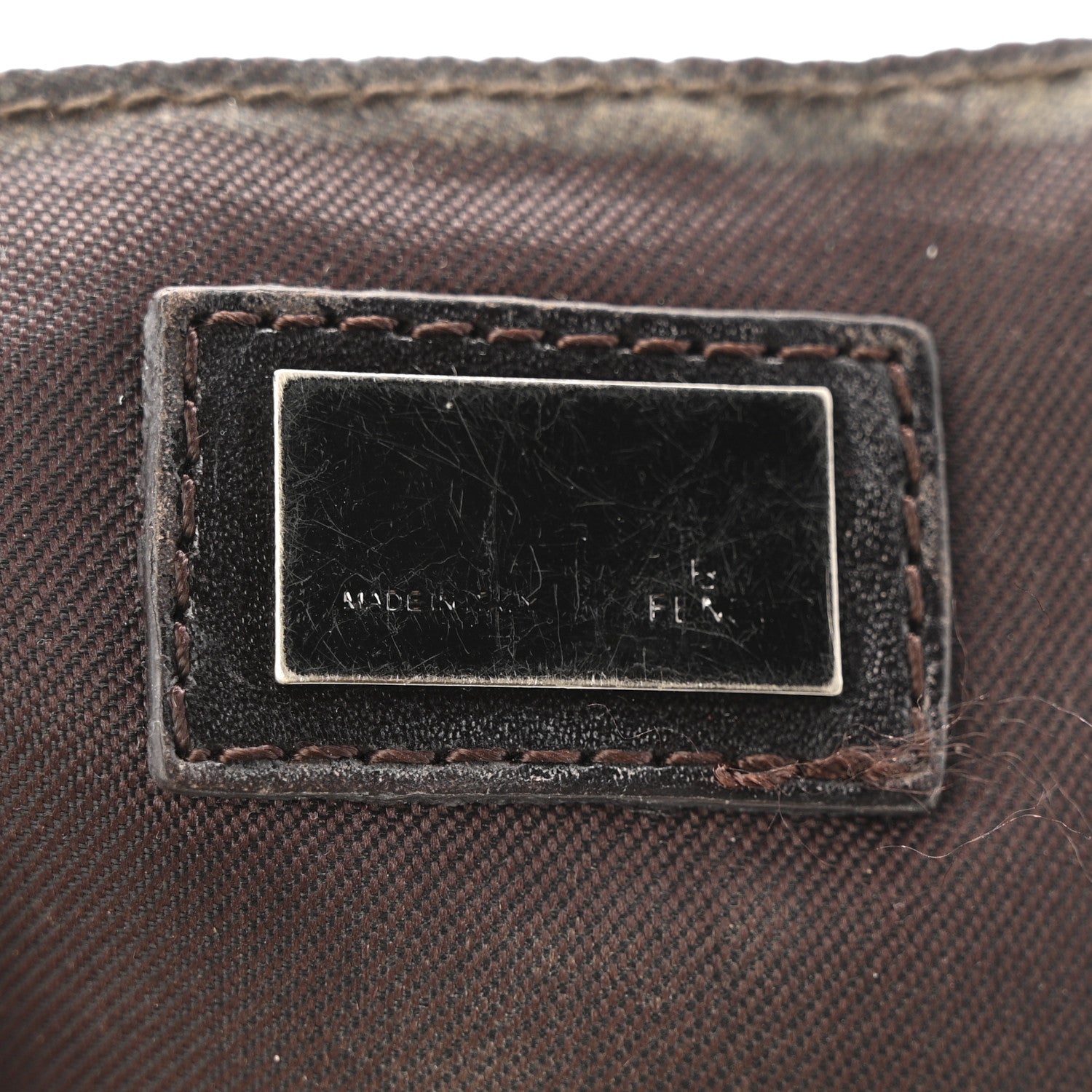Fendi Zucchino Crossbody Dark Brown 6 of 12