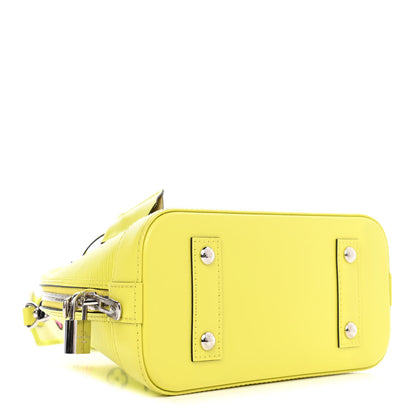 Louis Vuitton Epi Jacquard Alma BB Yellow Citron 3 of 4