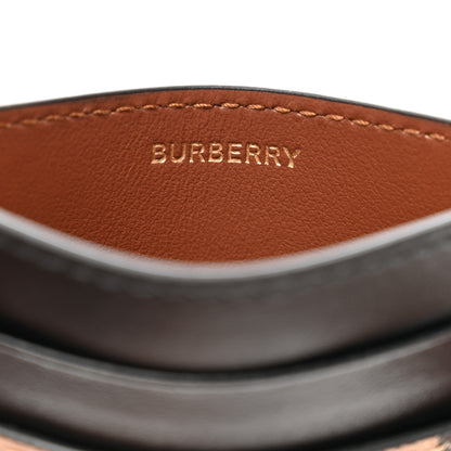 Burberry E-Canvas Calfskin Icon Stripe Card Case Archive Beige 6 of 8