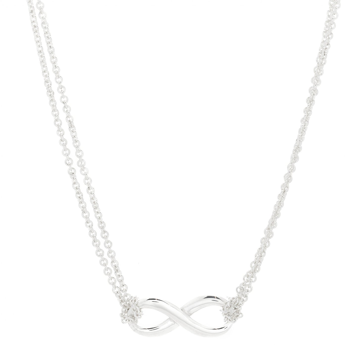 Sterling Silver Infinity Pendant Necklace