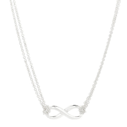 Tiffany Sterling Silver Infinity Pendant Necklace 1 of 6