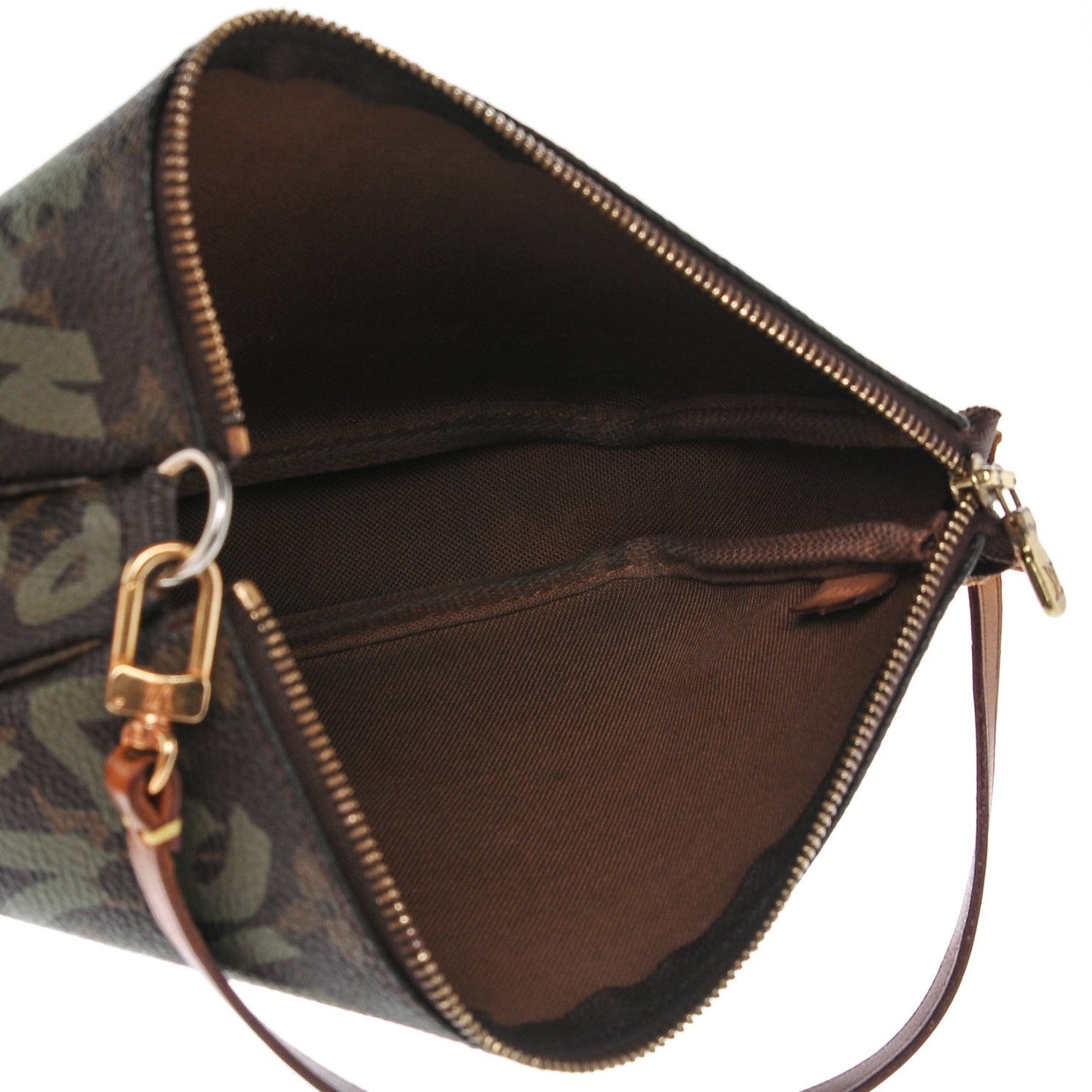 Monogram Graffiti Pochette Accessories Kaki