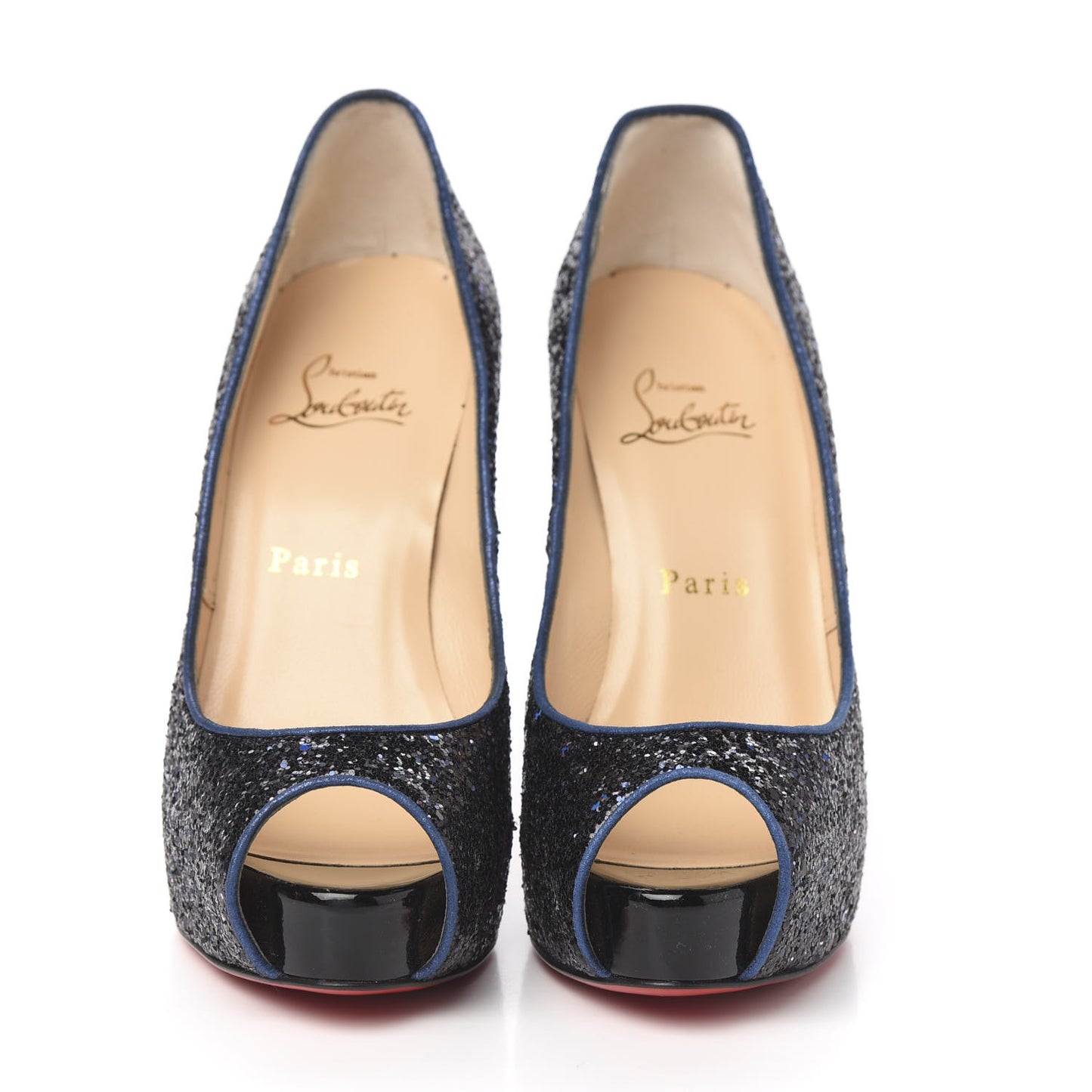 Glitter Vendome 120 Pumps 37.5 Neptune