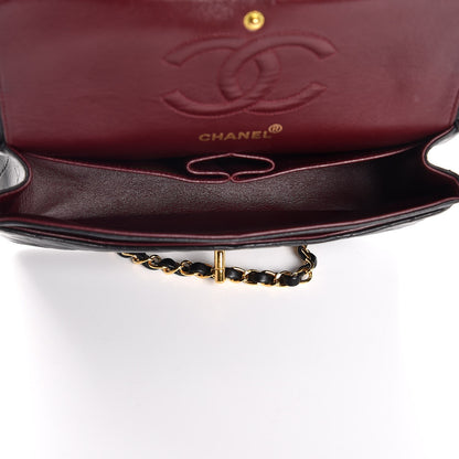 Chanel Lambskin Quilted Medium Double Flap Black 6 of 9