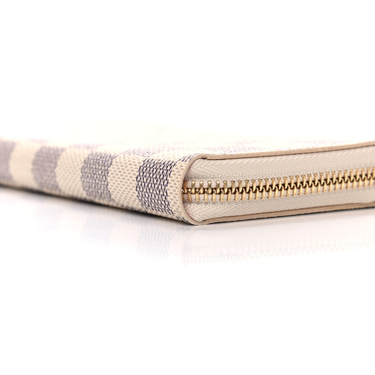 Damier Azur Clemence Wallet Rose Ballerine