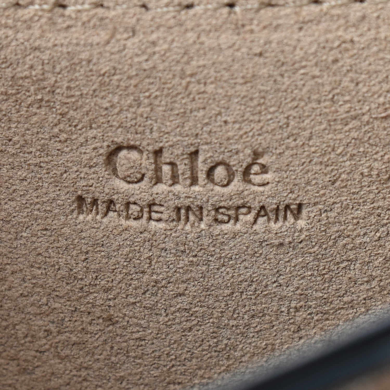 Chloe Suede Calfskin Small Faye Shoulder Bag Black 8 of 9