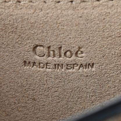 Chloe Suede Calfskin Small Faye Shoulder Bag Black 8 of 9